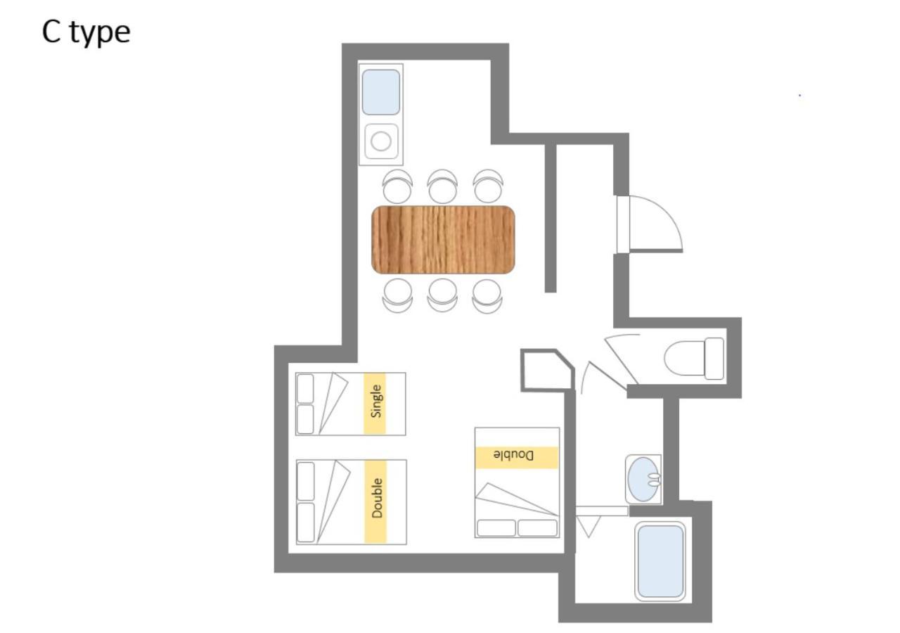 แกรนด์ เบส ฮากาตะ ฮารุโยชิ Aparthotel ฟูกุโอกะ ภายนอก รูปภาพ